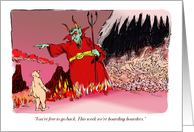 An Announcement of Recovery from the COVID 19 Curse Cartoon card