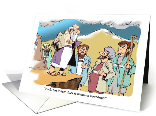 Moses and Thanks for your Charitable COVID Contribution card (1609296)