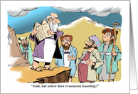 Amusing COVID 19 Anti-hoarding Need to Share Cartoon card