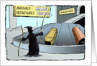 Amusing COVID 19 Staycation Bon Voyage Thinking of You card