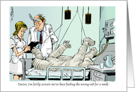 Funny Get Well Card for Someone in a Full Cast