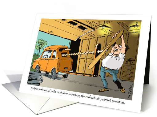 Amusing Good Luck on a New Business Venture Cartoon card (1629894)