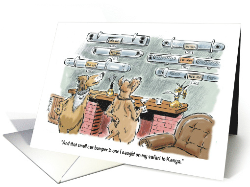 A Humorous Send off to Someone Leaving on a Journey Bon Voyage. card