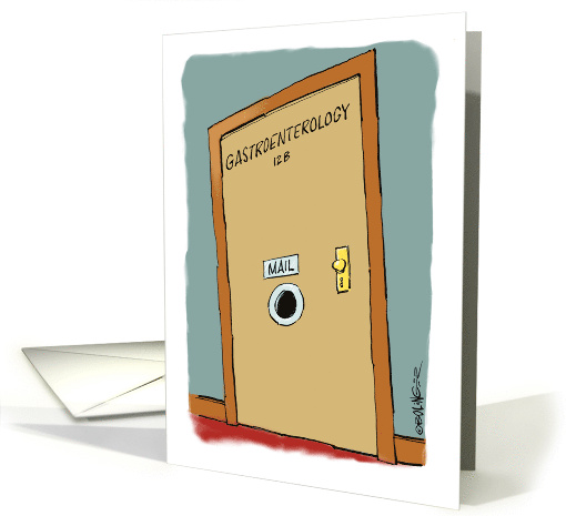A Colonoscopy Feel Better Soon Cartoon card (1680190)