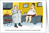 Cartoon to Further Organ and Tissue Donation Awareness card
