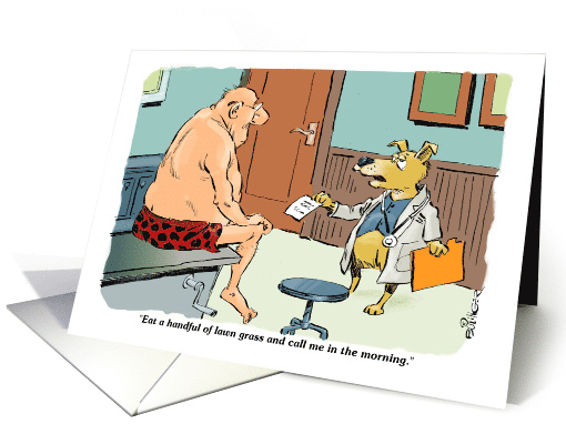 Amusing Get Well Thinking of You and Hoping You Are On the Mend card