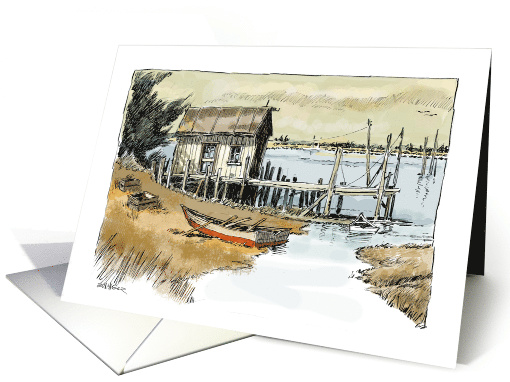 Happy Birthday for Him and A Perfect Fishing Spot card (1727736)
