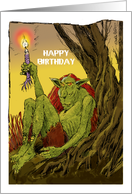 A Happy Birthday from the Troll on the 328th Year card