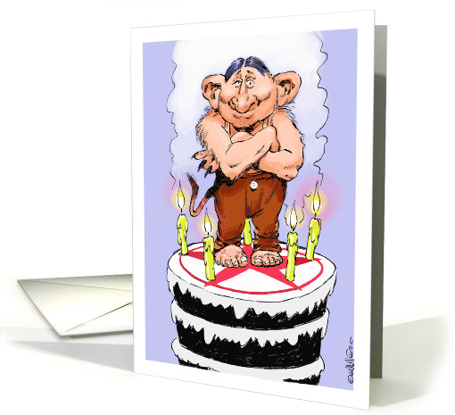 Another Cursed Birthday and Devil's Food Cake card (1729402)