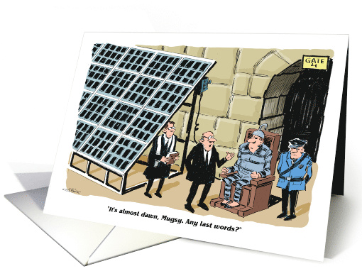 Amusing Hang In There and a Green Electric Chair card (1731512)