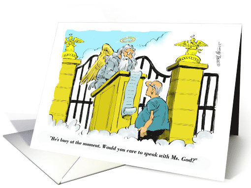 Announcement of Passed Driving Test With Divine Help card (1742172)