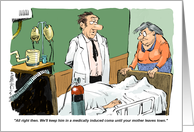 Amusing Belated Happy Birthday to Mother In Law card