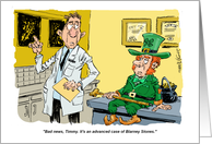 Sexy Leprechaun Gets Bad News from Doctor on St. Patrick’s Day card