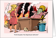 Your Safe Word Won’t Work In Hell Cartoon card