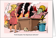 Amusing Safe Words Won’t Work at Forty Happy Birthday card