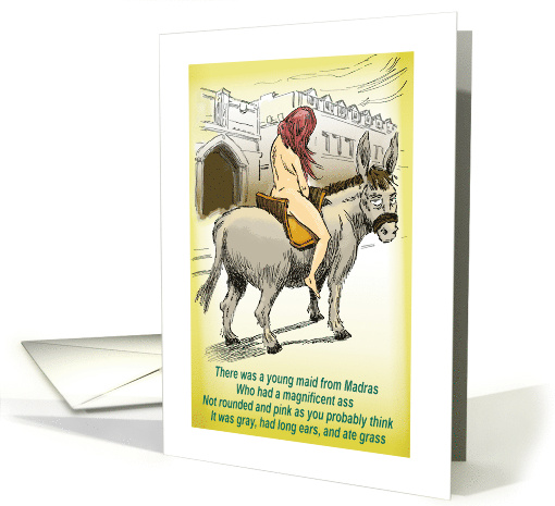 Amusing Miss You and Your Donkey card (1761156)