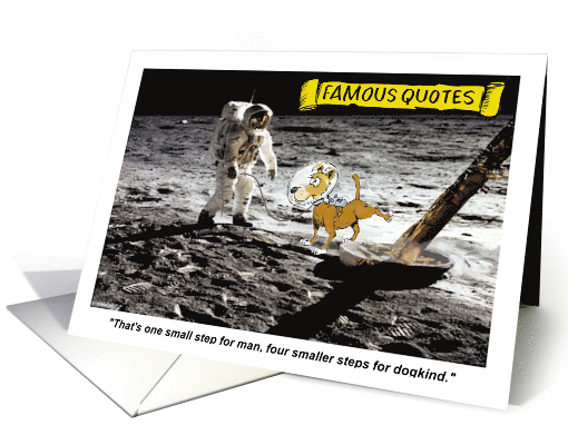 Funny Celebrate National Moon Day on July 20 card (1762672)