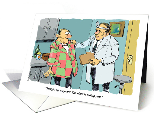 Amusing Get Well Despite Your Lousy Taste in Clothing card (1766506)
