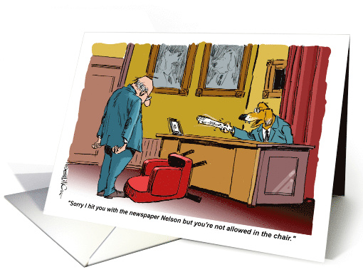 Amusing Announcement of Finding a New Job card (1780280)