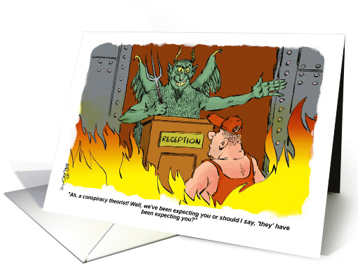Amusing Conspiracy Theory and a Quiet Belated Birthday card (1788198)