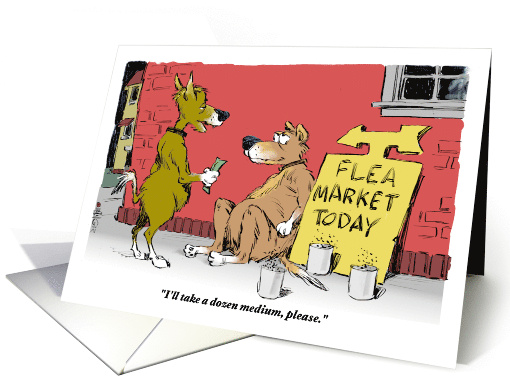 Amusing Happy Birthday and a Gift from Your Fur Baby card (1793884)