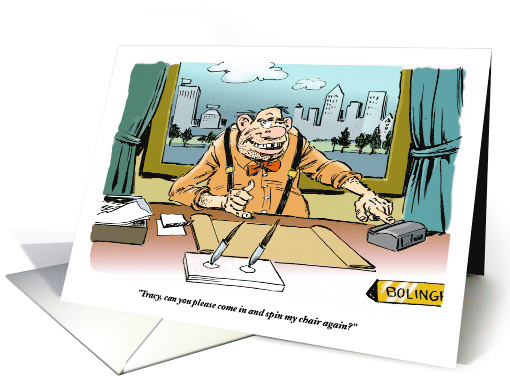Fun Congratulations On a New Job and New Chair card (1795408)