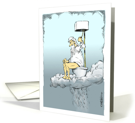 Amusing Announcement of Divine Help With My Divorce card (1796316)