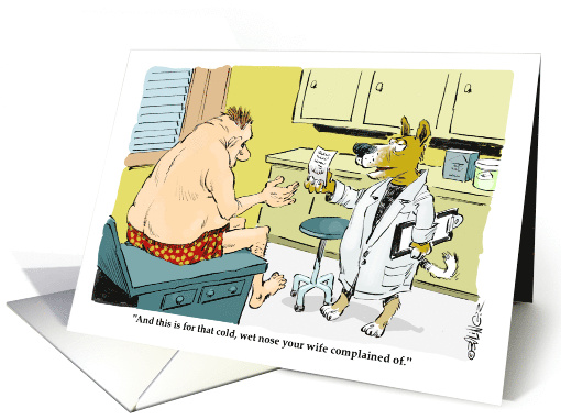 Thanks to a Vet for Taking Care of Our Furry Family card (1808208)