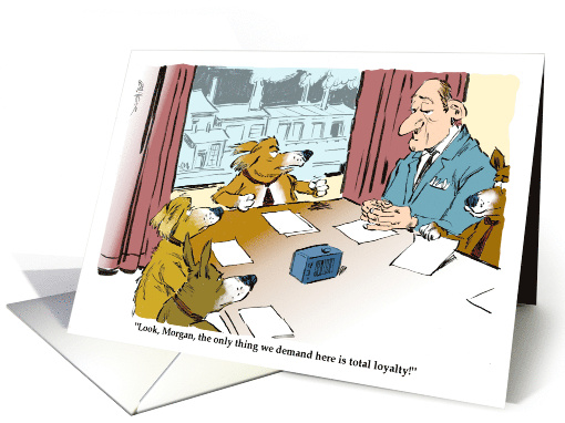 Amusing Business Related Secret Pal Loyalty Thank You card (1816678)