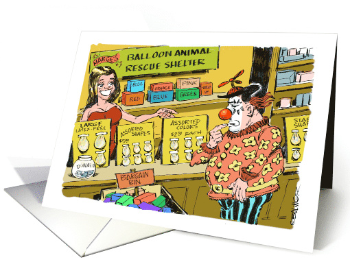 Fun Adult Birthday Party Invitation and Save A Balloon Theme card