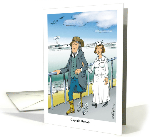 Funny Get Well from a Foot or Leg Injury card (1828148)