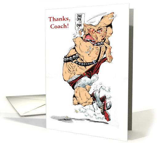 Thank Your Wrestling Coach for Being a Champ in Your Life card
