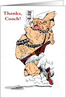 Thank Your Wrestling Coach for Being a Champ in Your Life card