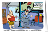 Retirement Congratulations for a Retiring Mechanic card