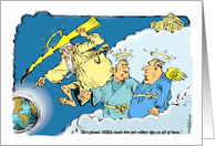 A Man Cold Get Well Soon card