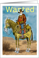 A Western Themed Birthday Roundup of Good Wishes card