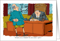 Amusing Good Luck on the Job Hunt card