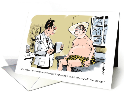 Congrations on a Vasectomy Reversal card (1882196)