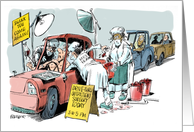 Amusing Surgical Get Well Wish and a Speedy Recovery card