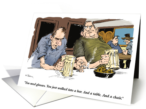 Amusing Congrats on Getting Glasses or Contacts card (1884186)