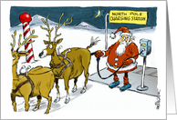 A Christmas Thanks Delivered to the Package Delivery Person card