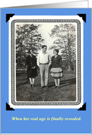 Amusing We’ve Moved Announcement on Blue Background card