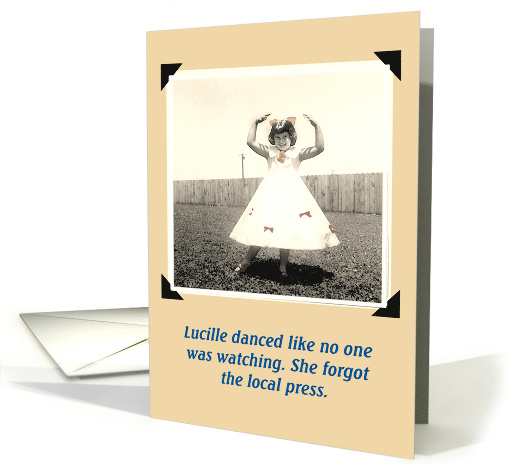 Words of Encouragement and Permission to Dance card (1888818)