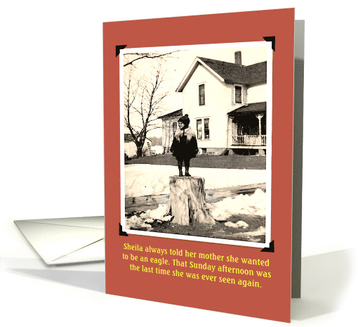 Amusing Don't Ever Give Up on your Dreams card (1889026)