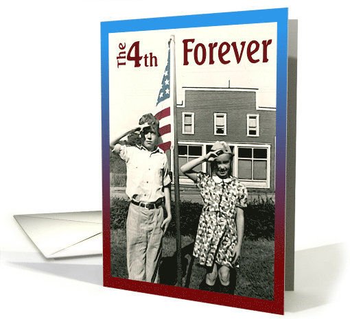 A Fourth of July Salute to America card (1895600)