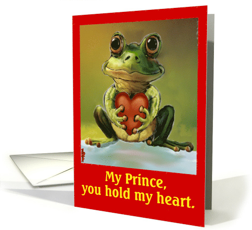 Happy Valentine to a Prince of a Boyfriend card (1899316)