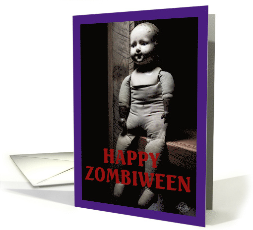 Happy Zombiween to a Girlfriend card (1907468)