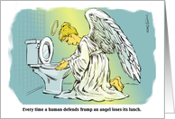 The 7th of August is National Vomit Day card