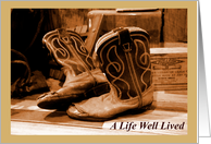 A life Well Lived and a Get Well Soon card