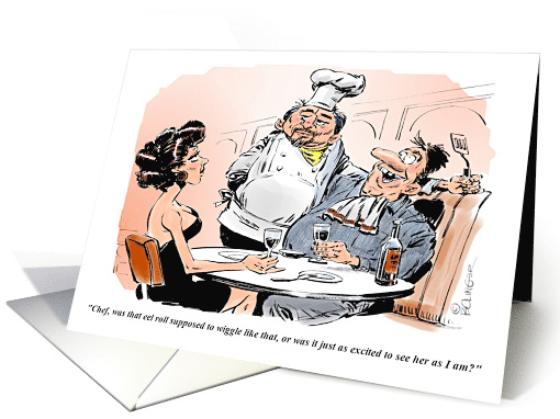 A Pun Filled Menu of I'm Thinking of You card (1916750)
